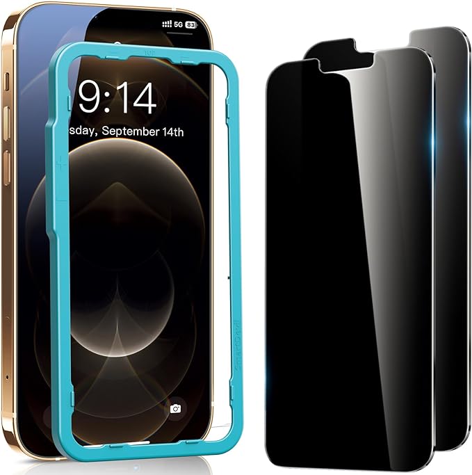Full Coverage Anti-Spy Privacy Glass Screen Protector For IPhone 11 Pro Max & 12 Pro – 9H Hardness