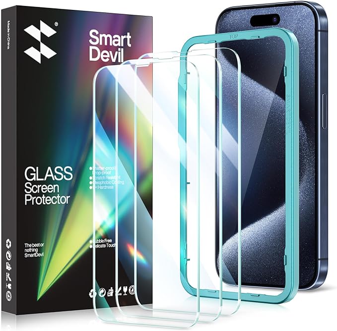 Smartdevil Screen Protector for iPhone (3 Pack)