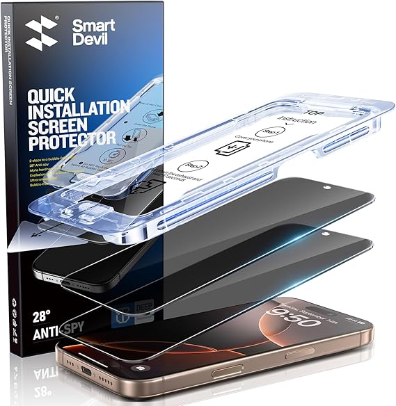 Privacy Screen Protectors for iPhone (2 Pack)