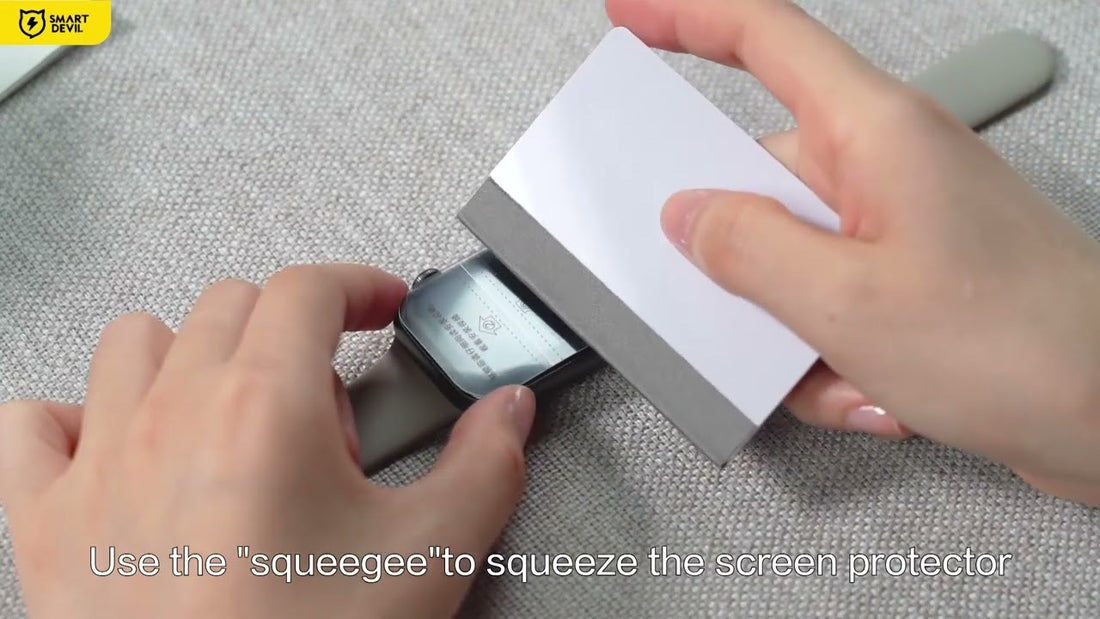 How to install SmartDevil screen protector for Apple Watch Series