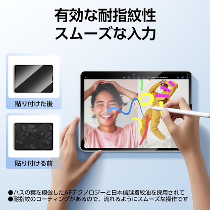 「Smart Box」iPad 用  SmartDevil強化ガラスフィルム  保護フィルム 自動除塵 超簡単貼り付け 落下保護 気泡ゼロ 滑らかな手触り 指紋防止 アイパッド 用 強化ガラス