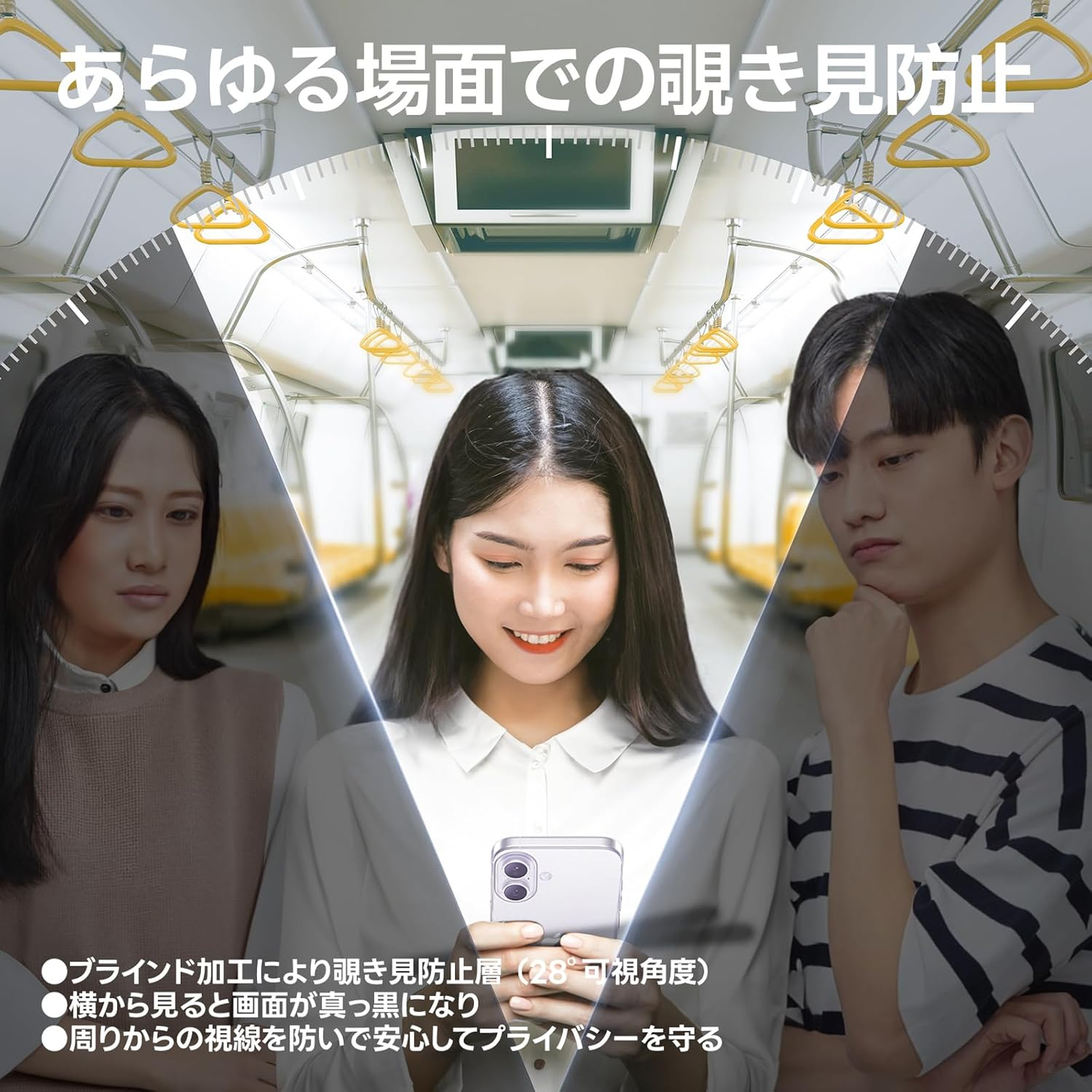 【覗き見防止】SmartDevil ガラスフィルム 2枚セット 超簡単貼り付け 自動除塵 プライバシー のぞき見防止 米軍MIL規格 落下保護 滑らかな手触り 指紋防止  iPhone17/17air/17pro/17promax 対応 横から見えない強化ガラス