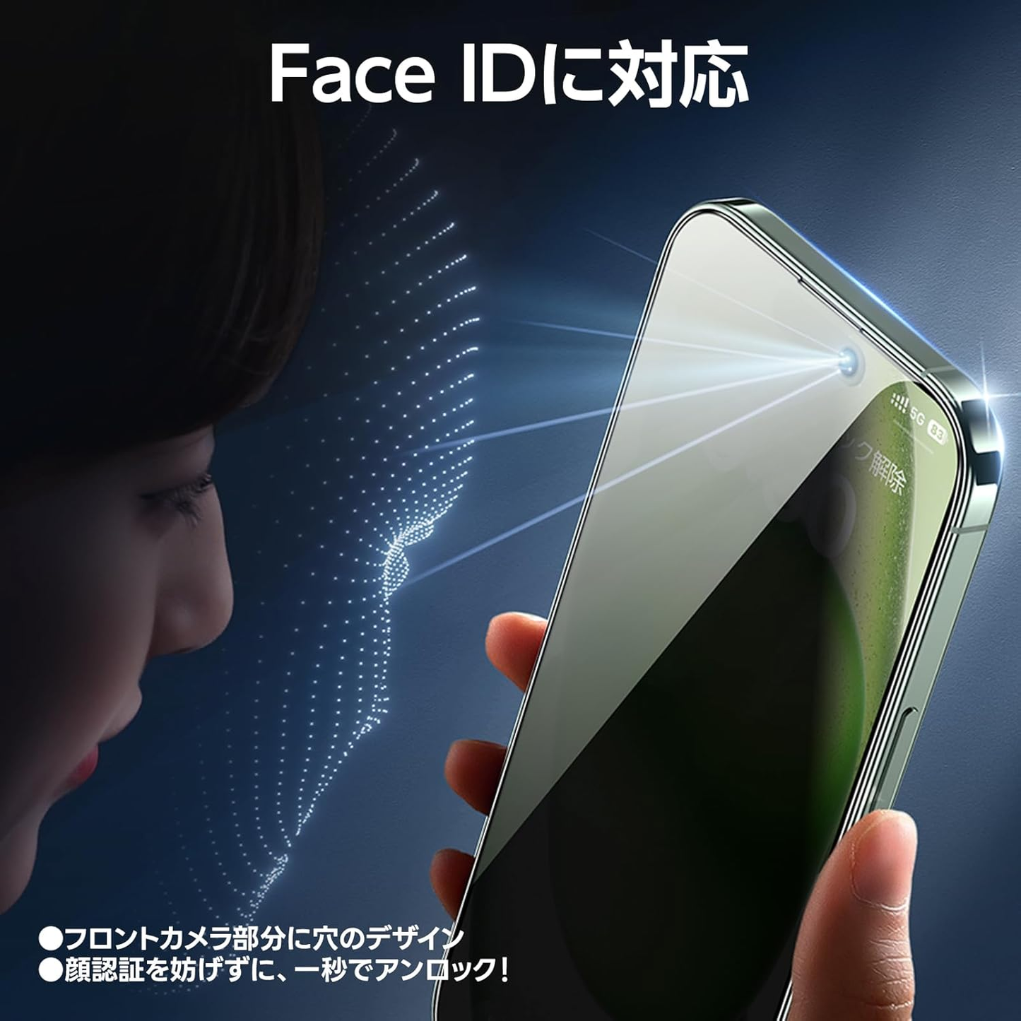 「画期的なガイド枠」SmartDevil 覗き見防止ガラスフィルム 保護フィルム 超簡単貼り付け プライバシー のぞき見防止 全面保護 黒縁あり フルースクリーンカバー 米軍MIL規格 落下保護 気泡ゼロ 滑らかな手触り 指紋防止iphone 横から見えない強化ガラス 2枚セット