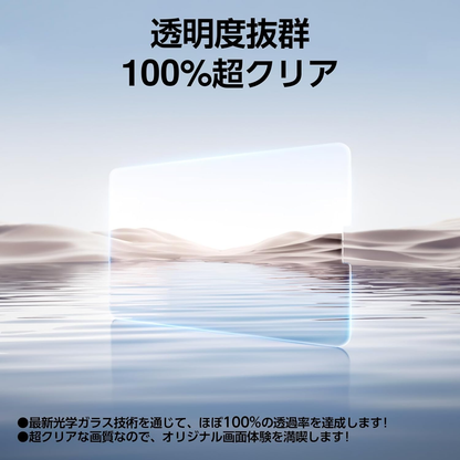 「Smart Box」iPad 用  SmartDevil強化ガラスフィルム  保護フィルム 自動除塵 超簡単貼り付け 落下保護 気泡ゼロ 滑らかな手触り 指紋防止 アイパッド 用 強化ガラス