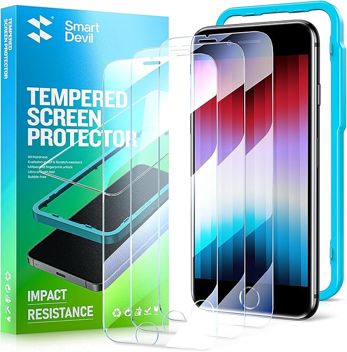 Smartdevil  Screen Protector for iphone (2 Pack)