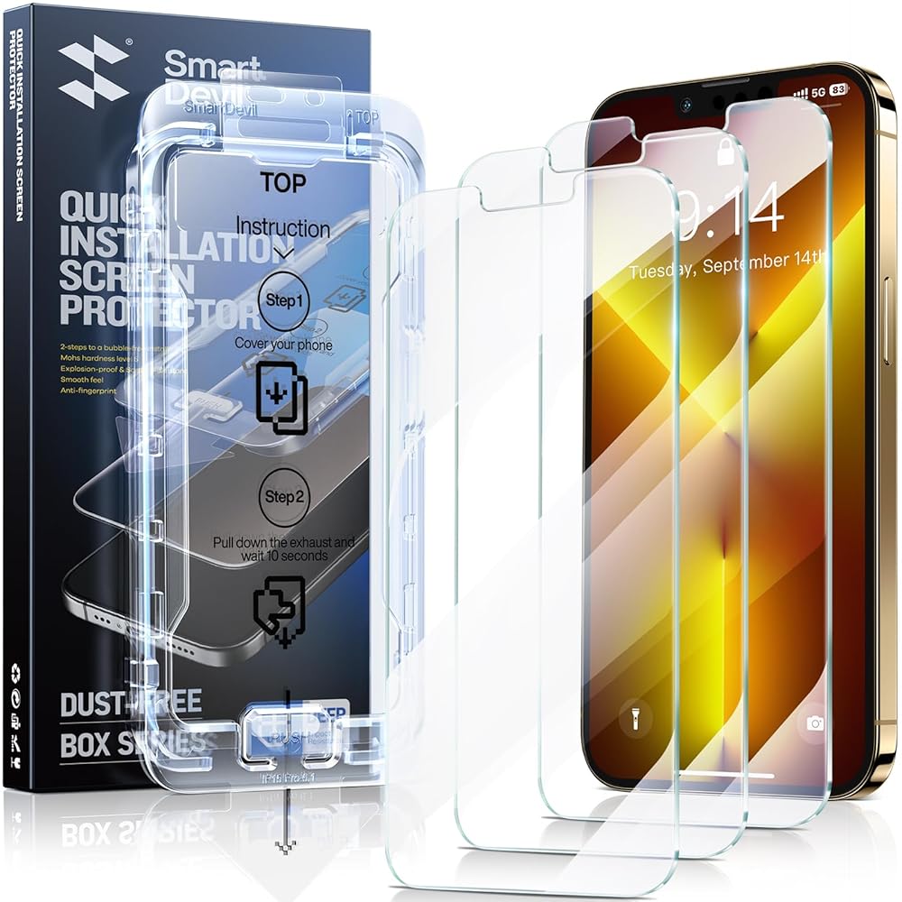 Glass Screen Protector for iphone (3 Pack)