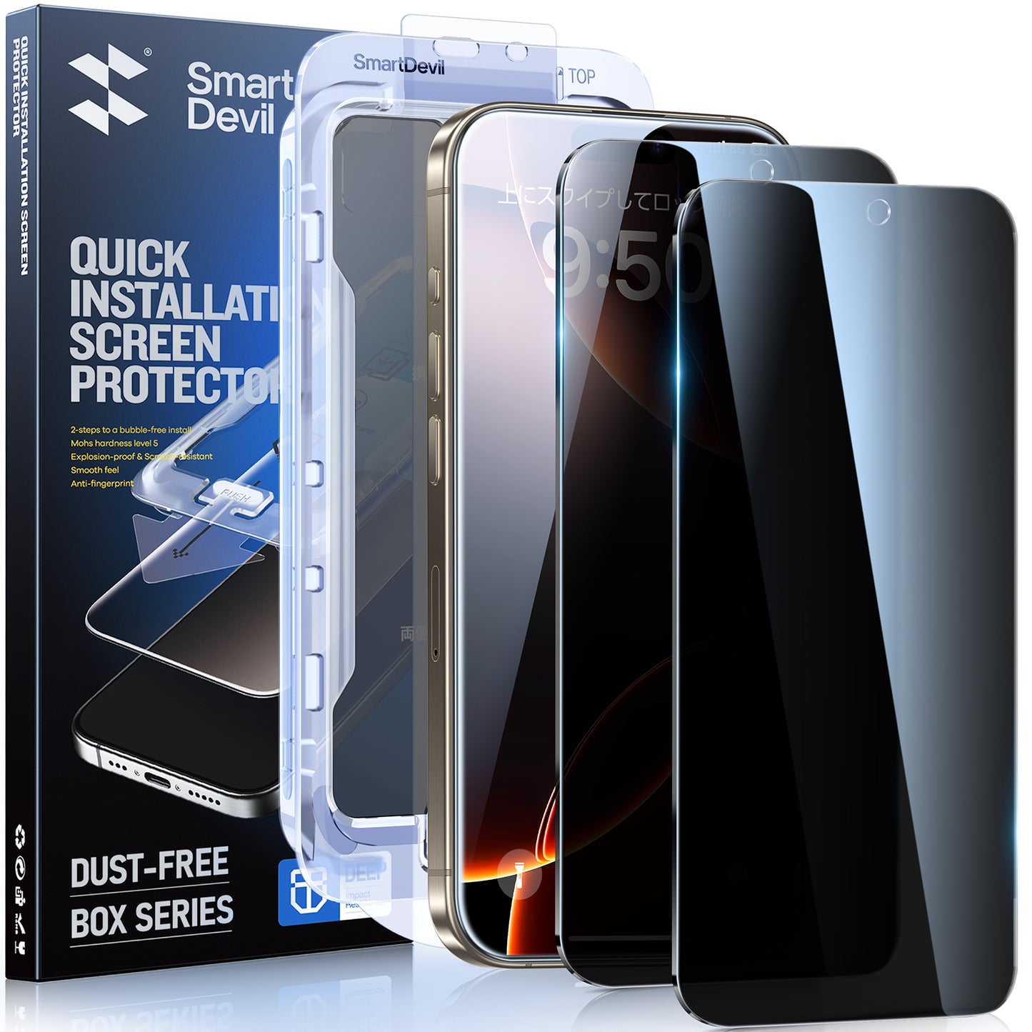 Privacy Screen Protectors for iphone (2 Pack)