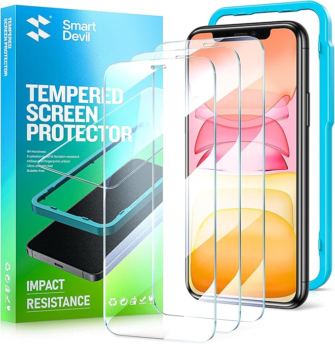 Smartdevil  Screen Protector for iphone (2 Pack)