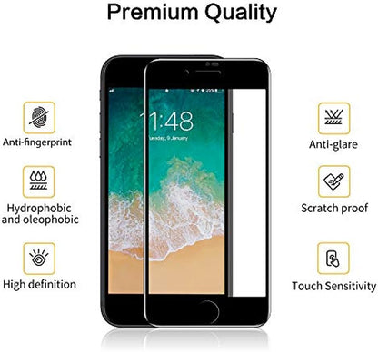 SMARTDEVIL Vetro Temperato Compatibile con iPhone 7 Plus / 8 Plus【Strumento per Una Facile Installazione】, 【Copertura Completa】 Pellicola Vetro Temperato iPhone 7 Plus / 8 Plus