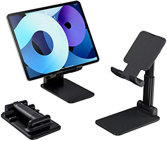 SmartDevil unterstützt Tablet, tragbares Tablet-Telefon, unterstützt Tablet-Ständer, verstellbarer Stand-Dock für tragbares Gerät, kompatibel mit Smartphone, iPad Air, Samsung Galaxy, Kindle (4 bis 12,9 Zoll) – Oxford-Blau