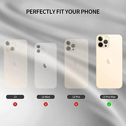 SMARTDEVIL Cover Compatibile con iPhone 13 Pro Max [Silicone Liquido Originale][con Pellicola Vetro Temperato], Custodia Morbido Setoso Case Antiurto, Sottile Cover iPhone 13 Pro Max(6.7") -Nero