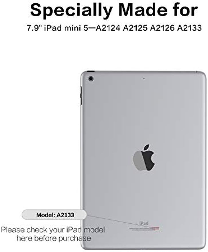 SmartDevil 7,9" Hülle für iPad mini 5 2019, Leggero und Soft Cover für iPad mini 5 Generation mit Auto Svegliati/Sonno, Intelligente Hülle für iPad mini 5a Gen 2019, Rosa