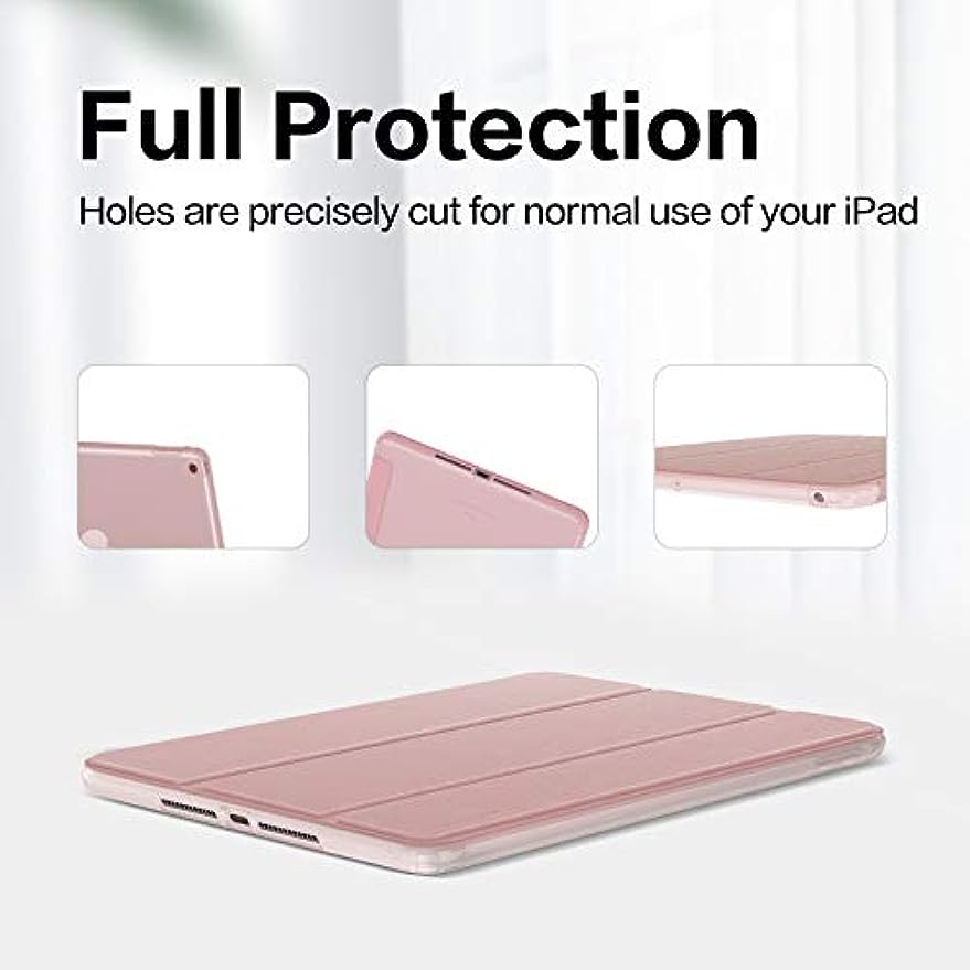 SmartDevil 7.9" Custodia per iPad mini 5 2019, Leggero e Sottile Cover per iPad mini 5 Generazione con Auto Svegliati/Sonno, Intelligente Cover per iPad mini 5a Gen 2019, Oro Rosa