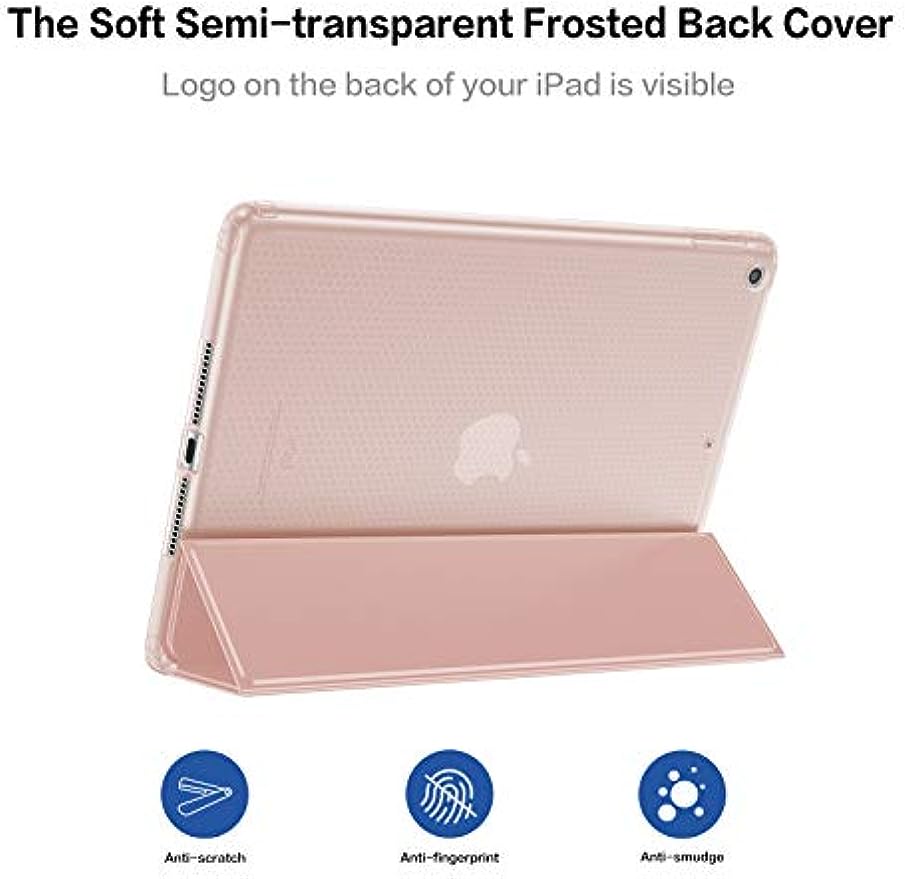 SmartDevil 7.9" Custodia per iPad mini 5 2019, Leggero e Sottile Cover per iPad mini 5 Generazione con Auto Svegliati/Sonno, Intelligente Cover per iPad mini 5a Gen 2019, Oro Rosa