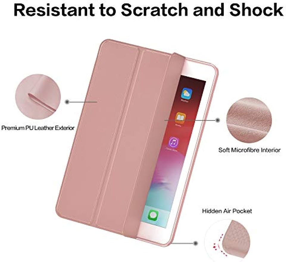 SmartDevil 7,9" Hülle für iPad mini 5 2019, Leggero und Soft Cover für iPad mini 5 Generation mit Auto Svegliati/Sonno, Intelligente Hülle für iPad mini 5a Gen 2019, Rosa