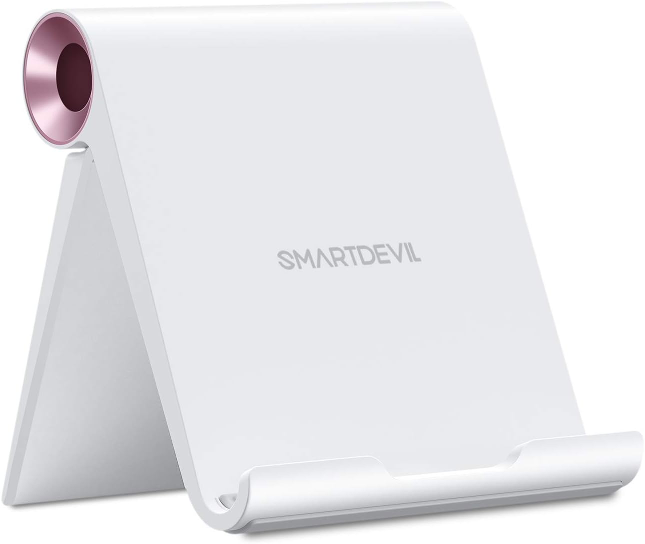 SMARTDEVIL Ständer Tablet Halterung für Zuhause Tablet Ständer Büro Handy Halter kompatibel mit iPad Air 3, iPad Pro, iPad Mini, Surface Pro 7, Galaxy Tab, iPhone 11 usw. bis 10.5 Zoll -Rosa