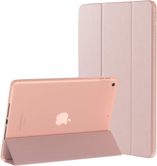 SmartDevil Coque pour iPad Mini 2 3 1, 7.9" Support Étui pour iPad Mini 3 2 1 avec Smart Cover, Antichoc Housse de Protection pour iPad Mini 1 2 3 avec Veille/Réveil Automatique Or Rose