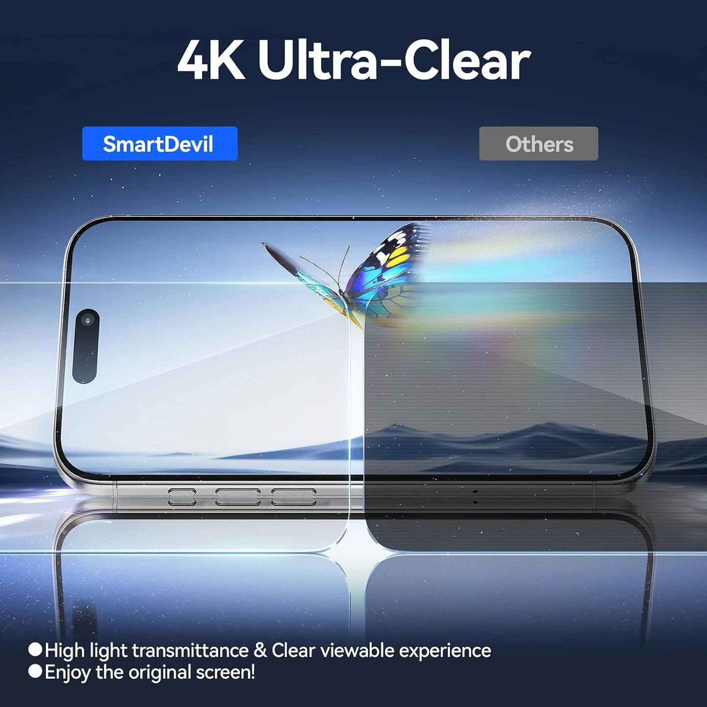 Privacy Screen Protector | iPhone 11-17 Series | OnePress Install (2 Pack)
