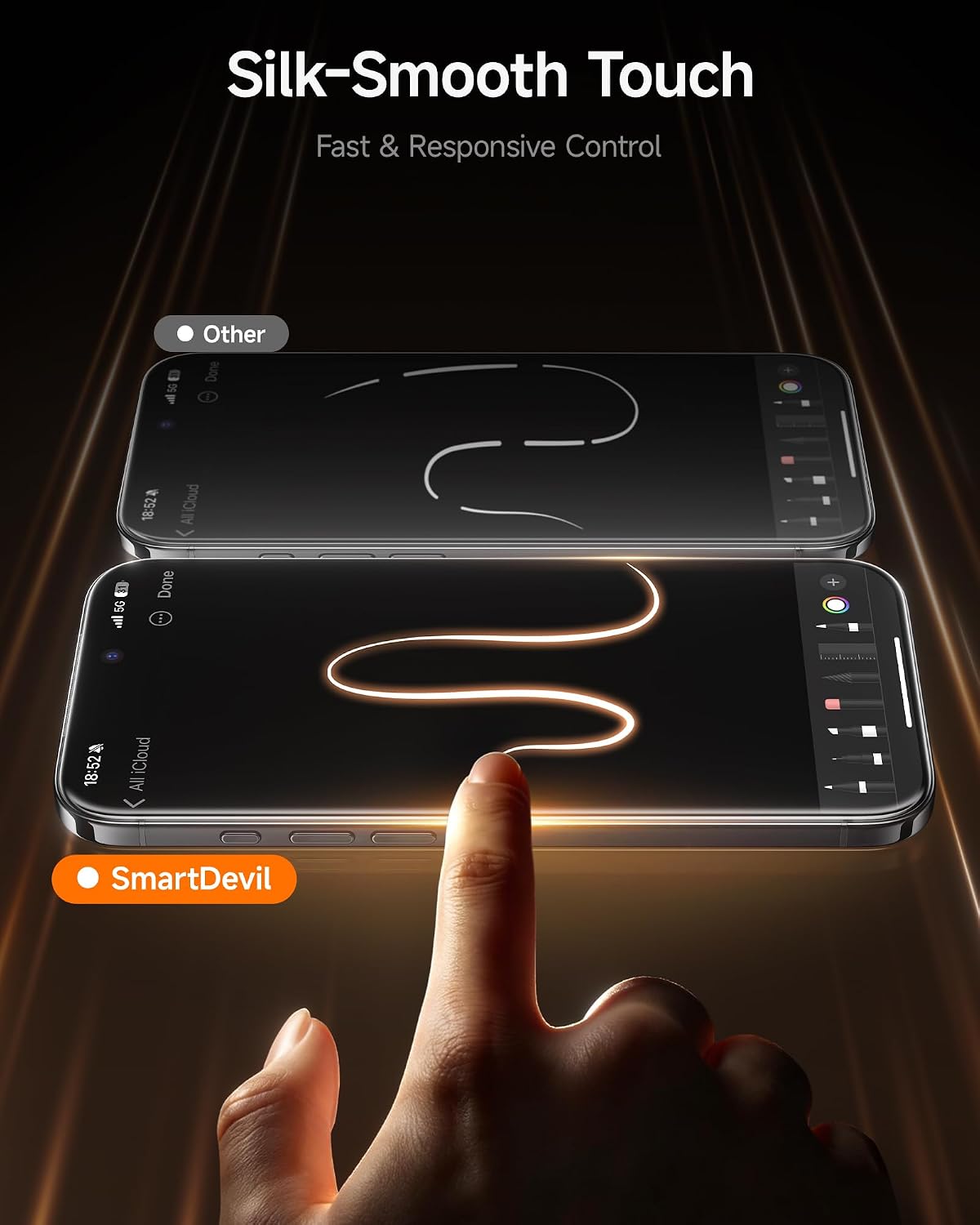 Ultra-Clear Screen Protector | iPhone 12-17 Series | OnePress Install (3 Pack)