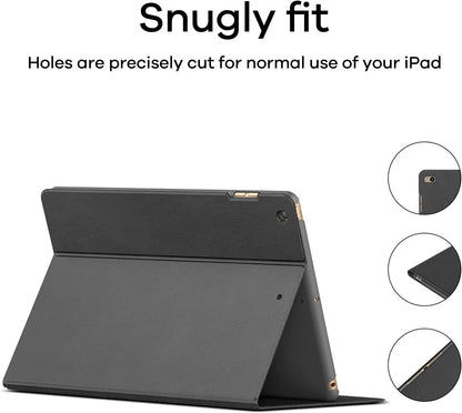 SmartDevil Coque pour iPad 9,7 Pouces 2017/2018 dans Style Rétro, Antichoc Coque pour iPad 6e Generation/Coque pour iPad 5e Generation avec Support Fonction et Veille/Réveil Auto, Etui pour iPad 6/5