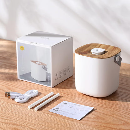 SmartDevil Small Humidifier, 600ml Portable Mini Humidifier for Plants, USB Personal Desk Humidifier for Bedroom, Office, Travel, Auto Shut-Off, Super Quiet, White