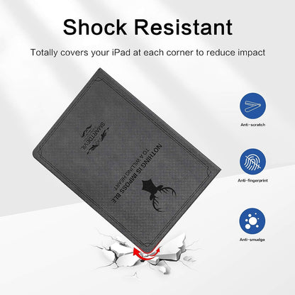 SmartDevil Retro-Stil Hülle für iPad Mini 5 2019/ Hülle für iPad Mini 4 2015, 7.9" Stoßfest Hülle für iPad Mini 5./4. Generation mit Auto Wachen/Schlafen, Weich Case für iPad Mini 5/4, Schwarz