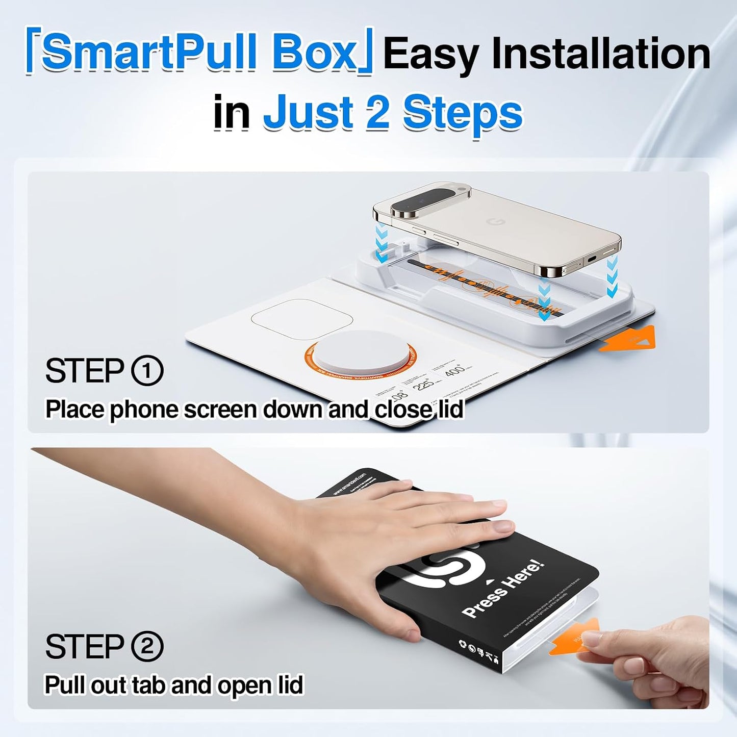 Ultra-Clear Screen Protector | Google Pixel 9-10 Series | Camera Lens Protector + SmartPull Box Install (3 Pack)