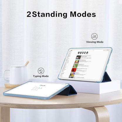 SMARTDEVIL Hülle für iPad Air 2020 mit Stifthalter und HD Displayschutz, Ständer Hülle für iPad Air 4 mit Auto Schlaf/Wach, Dünn Leicht 10.9" Hülle für iPad Air 4. Generation 2020, Blau