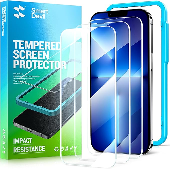 Smartdevil  Screen Protector for iphone (2 Pack)