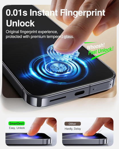 Ultra-Clear Screen Protector | Google Pixel 9-10 Series | Camera Lens Protector + SmartPull Box Install (3 Pack)