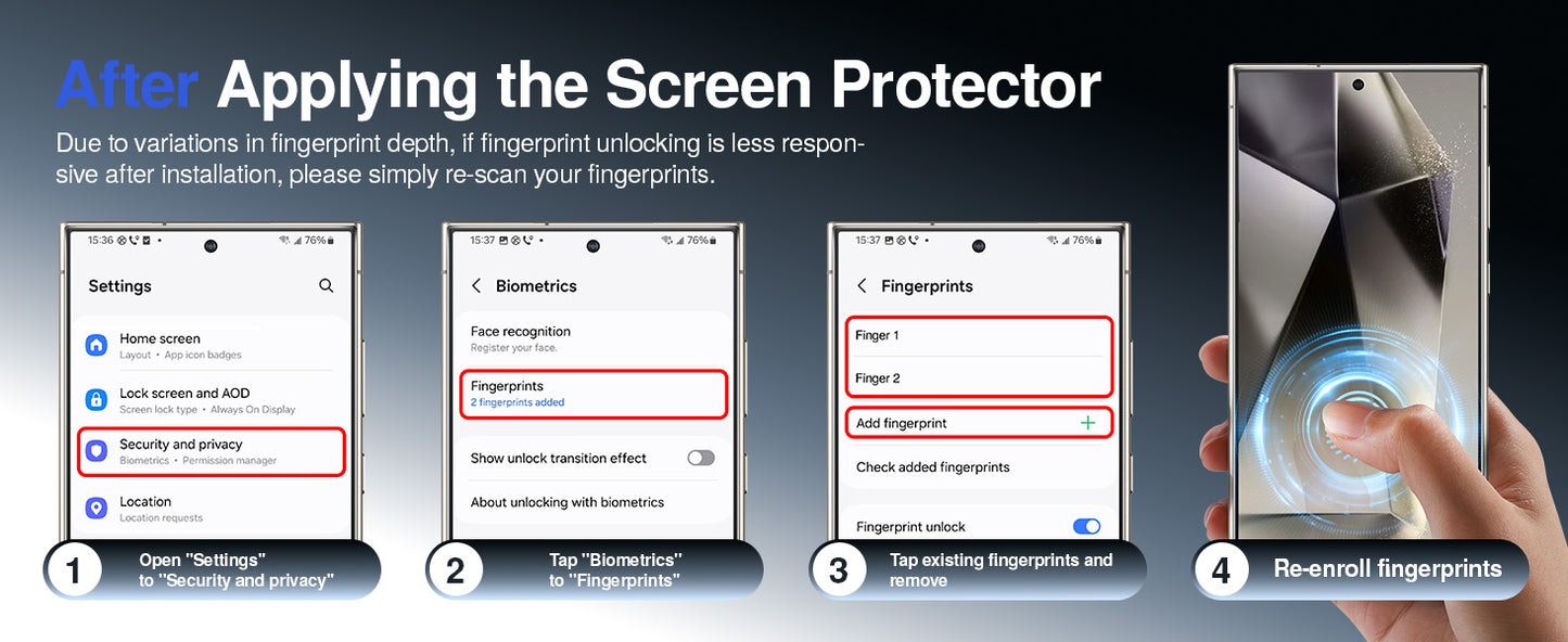 Ultra-Clear Screen Protector for Samsung Galaxy S24-S26 Ultra Series with SmartPull Box Install (3 Pack)