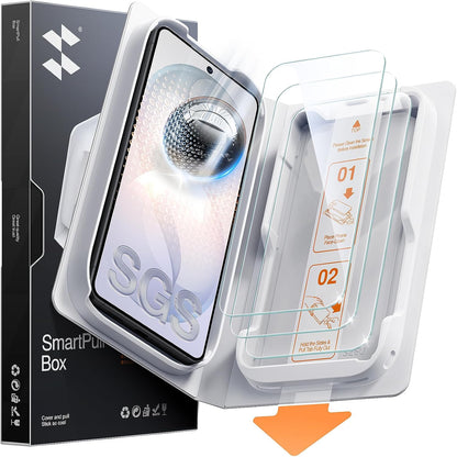 Ultra-Clear Screen Protector for Samsung Galaxy S24-S26 Ultra Series with SmartPull Box Install (3 Pack)